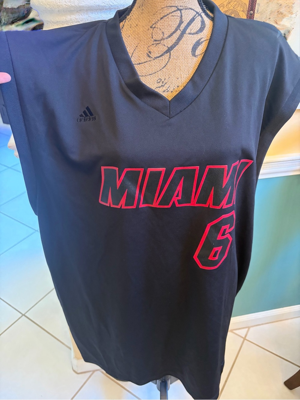 Adidas LeBron James Miami jersey